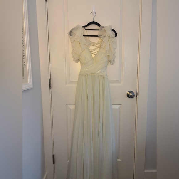 Altar'd State Ivory Maxi Dress - Picture 3 of 12